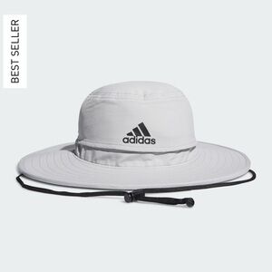 Adidas / NWT  Men's White Wide Brim Golf Sun Hat S/M